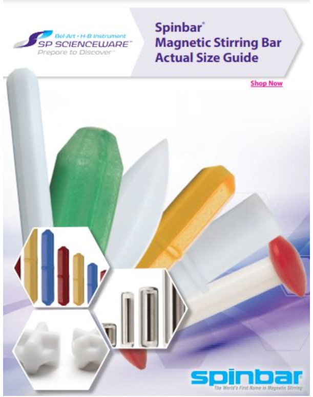 Stir Bar Actual Size Guide